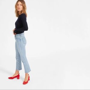 Everlane High Rise Kick Crop Jeans - Size 27